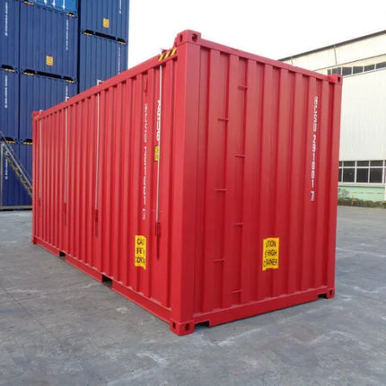 Contenedor High Cube de 20 pies con techo rígido abierto (piso de acero).