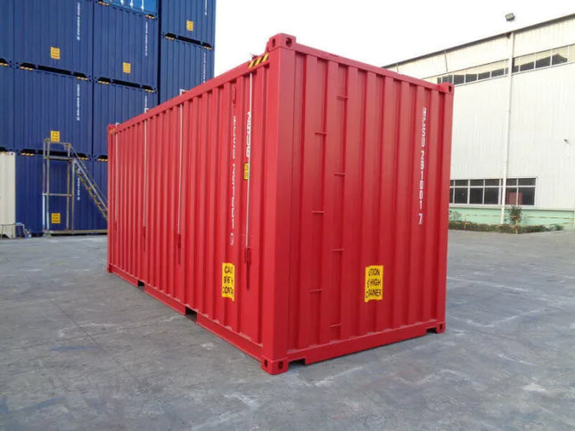 Contenedor High Cube de 20 pies con techo rígido abierto (piso de acero).
