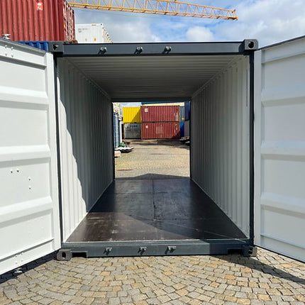 Contenedor de almacenamiento de 6 m (20 pies) con dos puertas.