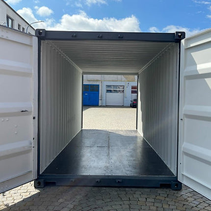 Contenedor de almacenamiento de 6 m (20 pies) con dos puertas.