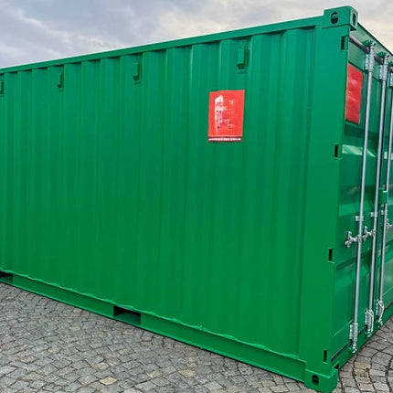 Contenedor de transporte de 20 pies con puertas dobles
