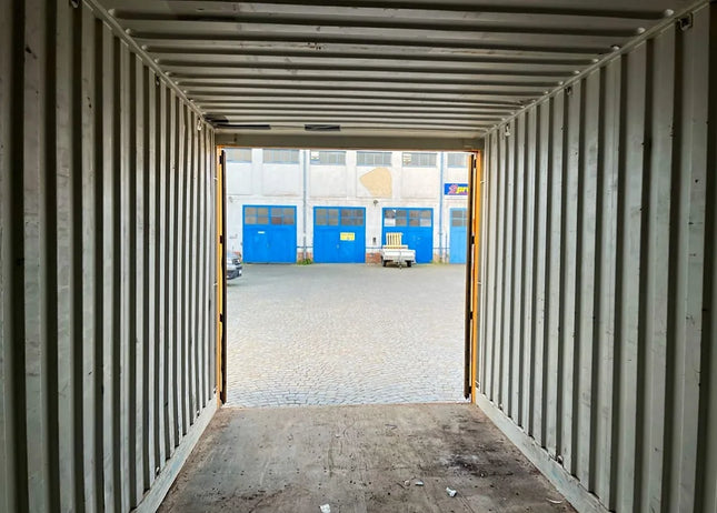 Contenedor de envío usado de 20 pies de altura y palé ancho (PW)