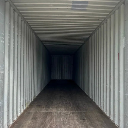 Contenedor marítimo usado de 45 pies de altura "apto para transporte de mercancías" (CW)