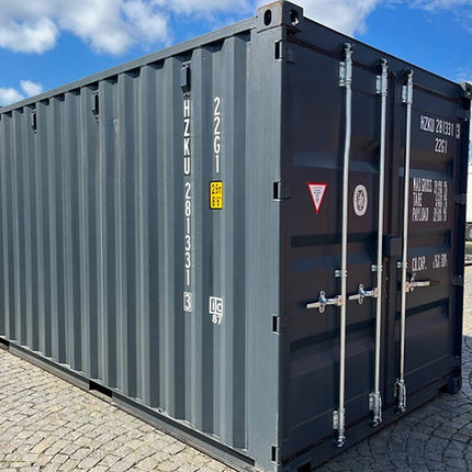 Contenedor de almacenamiento de 6 m (20 pies) con dos puertas.