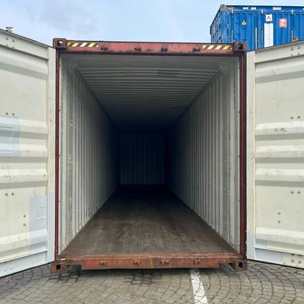 Contenedor marítimo usado de 45 pies de altura "apto para transporte de mercancías" (CW)