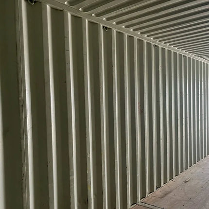 Contenedor marítimo usado de 45 pies de altura "apto para transporte de mercancías" (CW)
