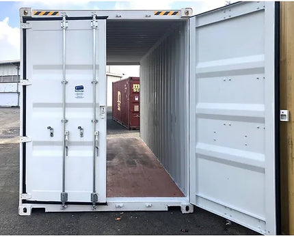 Contenedor de 20 pies de altura, doble puerta, nuevo.