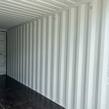 Contenedor de almacenamiento de 6 m (20 pies) con dos puertas.