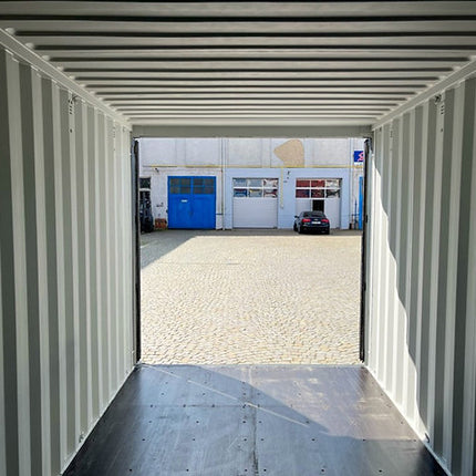 Contenedor de almacenamiento de 6 m (20 pies) con dos puertas.
