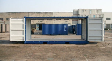 Contenedor marítimo de 20 pies con puertas laterales dobles