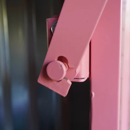 Contenedor de bar desmontable XL de 3×2 m, rosa RAL 3015