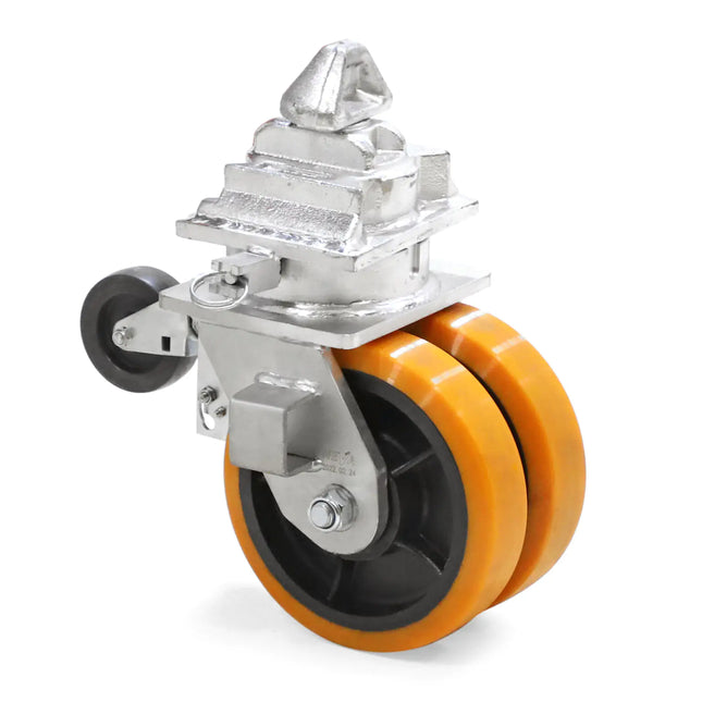 Ruedas giratorias para contenedores, Ø 252 mm – juego de 4
