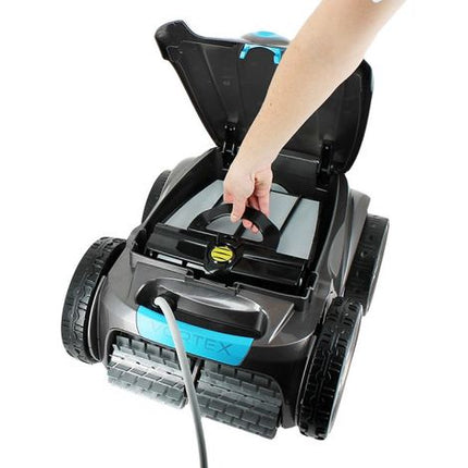 Zodiac – Limpiador robótico autónomo para piscinas – 5 L – Para piscinas enterradas y elevadas de hasta 12 x 6 m – Gran área de succión – Cable de 18 m