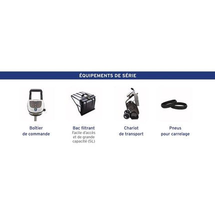 Zodiac – Limpiador robótico autónomo para piscinas – 5 L – Para piscinas enterradas y elevadas de hasta 12 x 6 m – Gran área de succión – Cable de 18 m