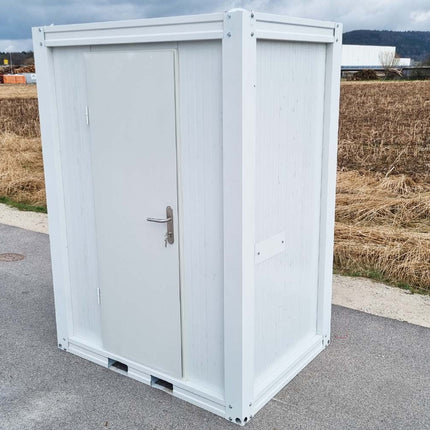 Cisterna sanitaria SCEW RAL 9002 Gris Blanco | 2335 x 1650 x 1200 mm (alto x ancho x profundidad) | Puerta simple | con agua caliente