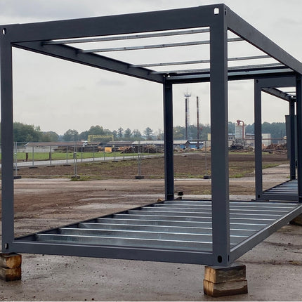 Estructura de contenedor, atornillada, contenedor plegable, kit, 6055 × 2440 mm
