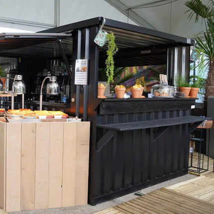 8 x 2 XL contenedor de bar antracita RAL 7016