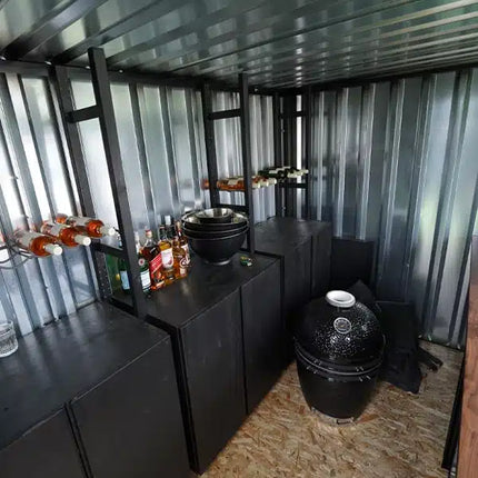 Contenedor de bar XL 4 x 3 antracita RAL 7016