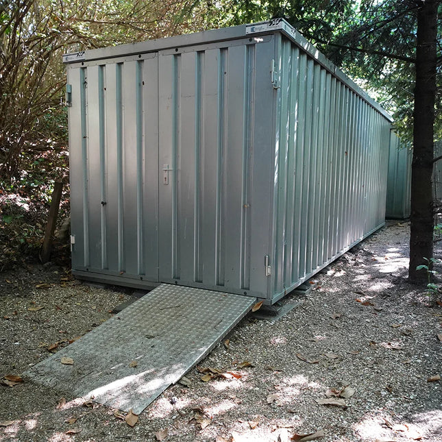Contenedor de montaje rápido Premium 6×2 de doble puerta y lateral corto