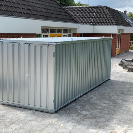 Contenedor de montaje rápido Premium 6×2 de doble puerta y lateral corto