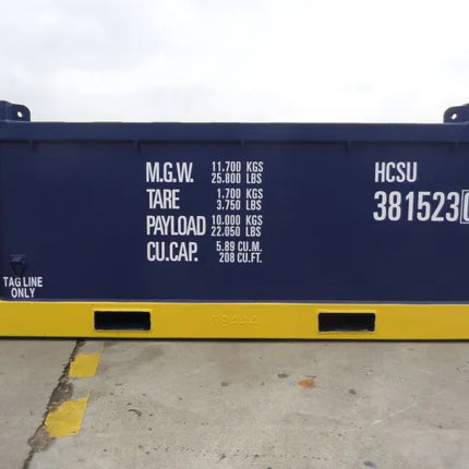 Contenedor offshore con techo abierto, 3 metros (10 pies) de altura, altura reducida