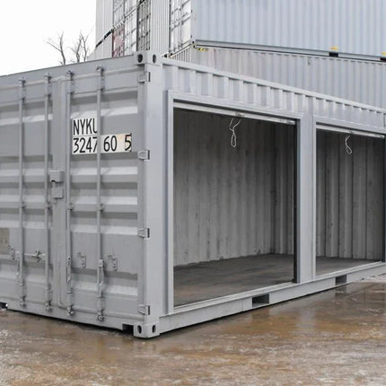 Contenedor de Almacenamiento de 20 Pies Con Puertas Enrollables