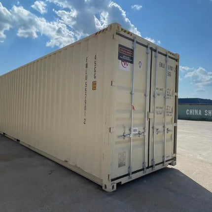 CONTENEDOR MARÍTIMO DE 40 PIES NUEVO HIGH CUBE Y CON PUERTAS LATERALES