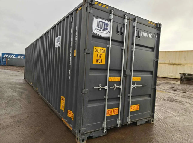 CONTENEDOR MARÍTIMO DE 40 PIES SEMINUEVO PUERTAS LATERALES