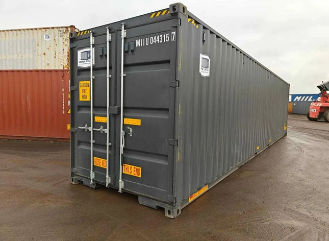 CONTENEDOR MARÍTIMO DE 40 PIES SEMINUEVO PUERTAS LATERALES