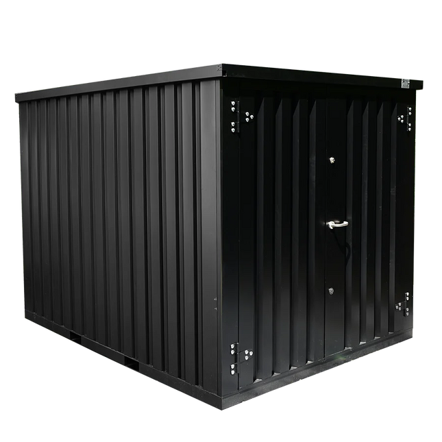 Contenedor de almacenamiento de 3 x 2 m – con doble puerta, lado corto