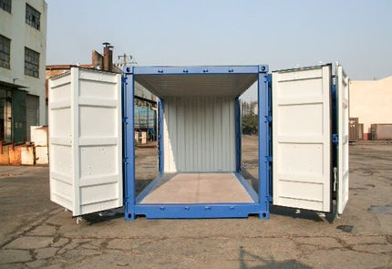 Contenedor marítimo de 20 pies con puertas laterales dobles