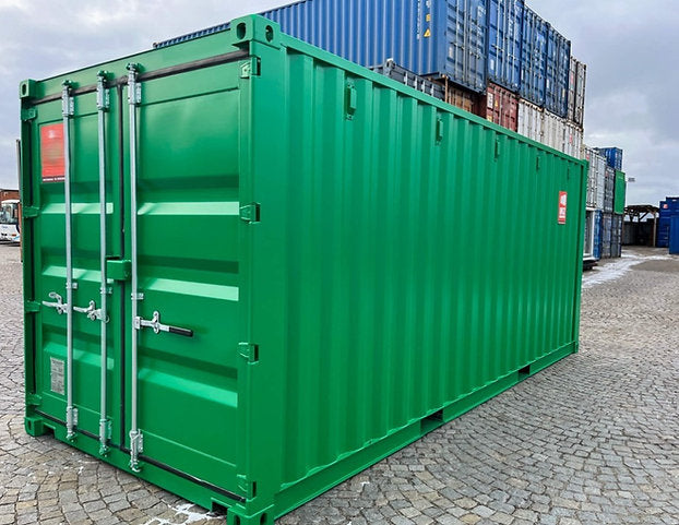 Contenedor de transporte de 20 pies con puertas dobles