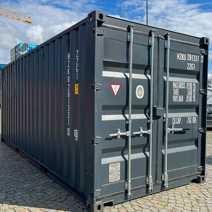 Contenedor de almacenamiento de 6 m (20 pies) con dos puertas.