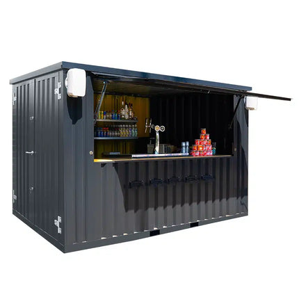 Contenedor XL de 4 x 2 barras, color antracita RAL 7016