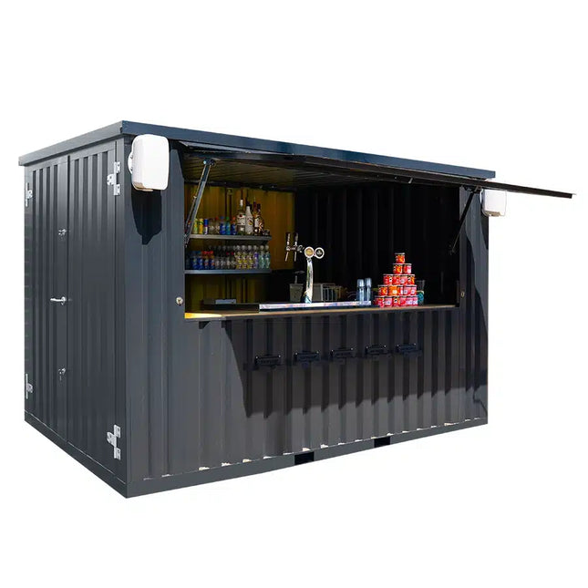 Contenedor XL de 4 x 2 barras, color antracita RAL 7016