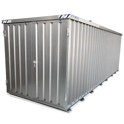Contenedor de montaje rápido Premium 6×2 de doble puerta y lateral corto
