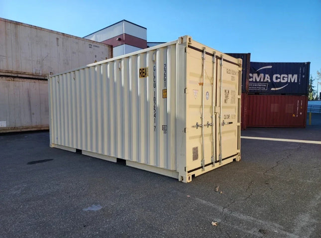 Contenedor De Doble Puerta Nuevo/De Un Solo Viaje De 20 Pies