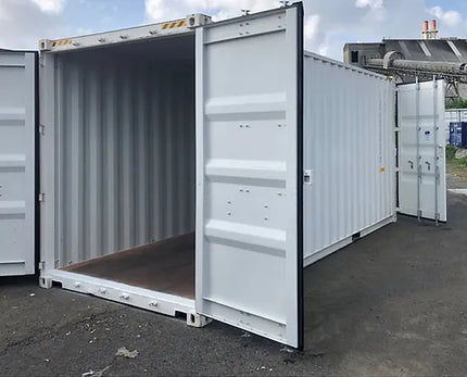Contenedor de 20 pies de altura, doble puerta, nuevo.